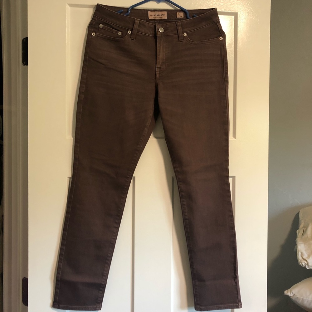 Lucky Brand Lolita Skinny Jean Brown/Mauve